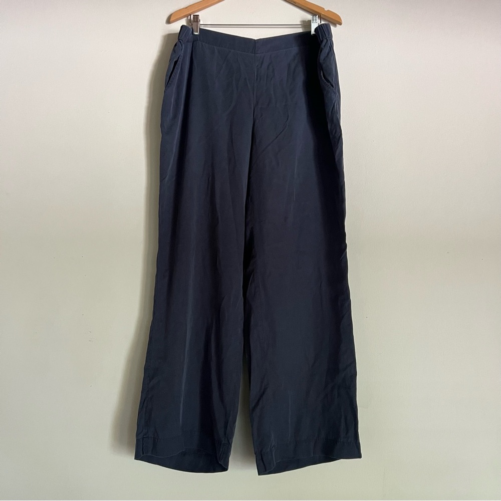 J Jill Charcoal Black Women's Wide Leg Pants, XL